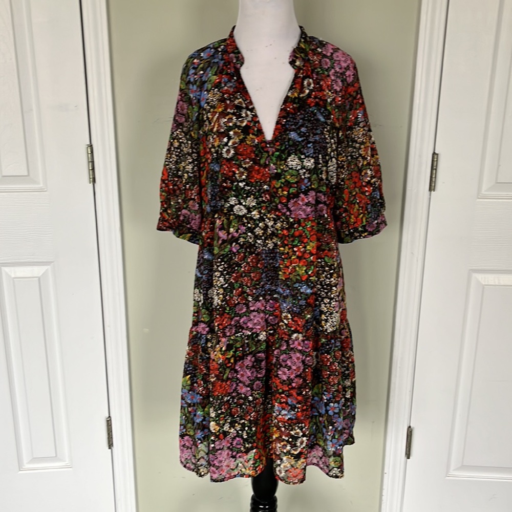 MAEVE BY ANTHROPOGOLIE BABYDOLL DRESS